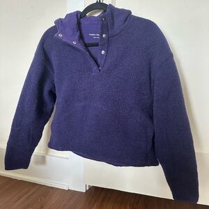 Outdoor Voices Purple Fleece Pullover
